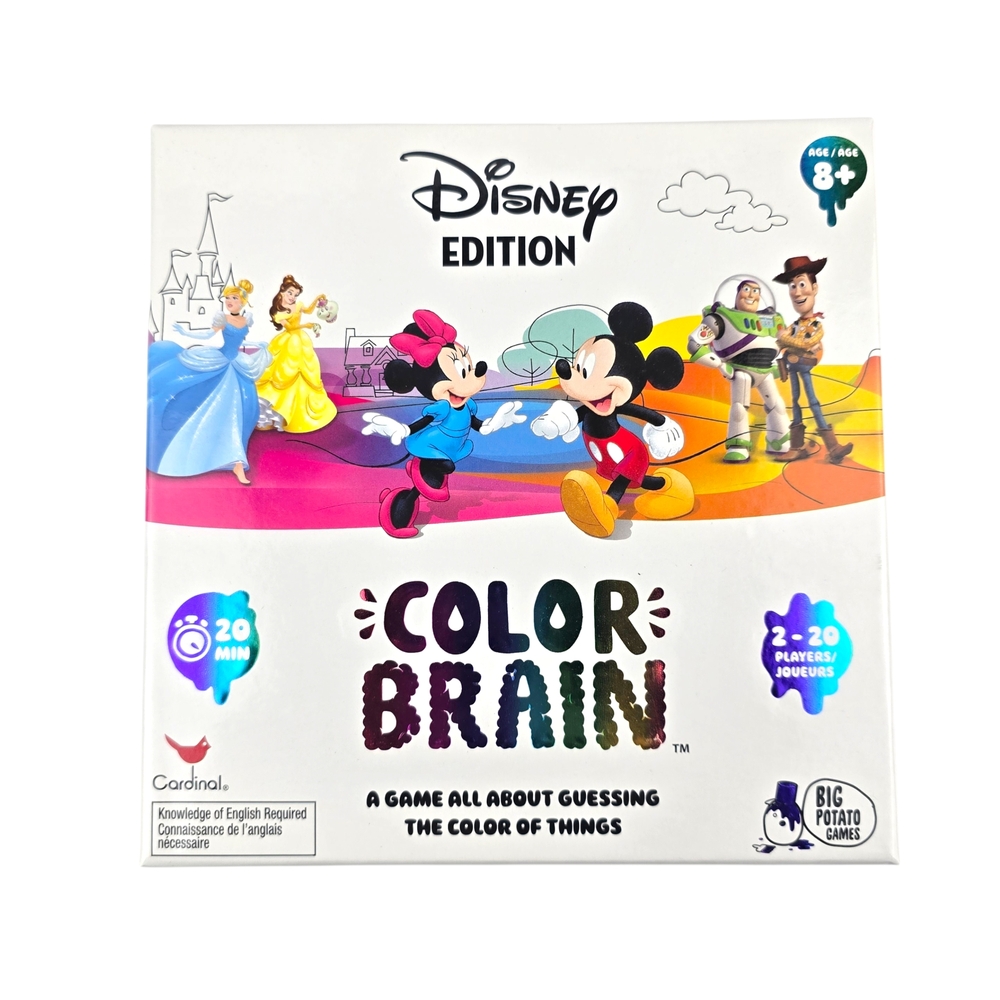 Disney Edition, Color Brain, The Ultimate Board Game -Cardinal, Big Potato Games